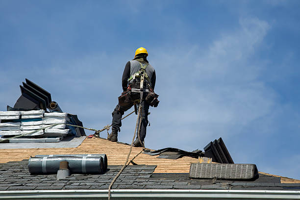 Professional Roof Installation technician working in Fishs Eddy, NY